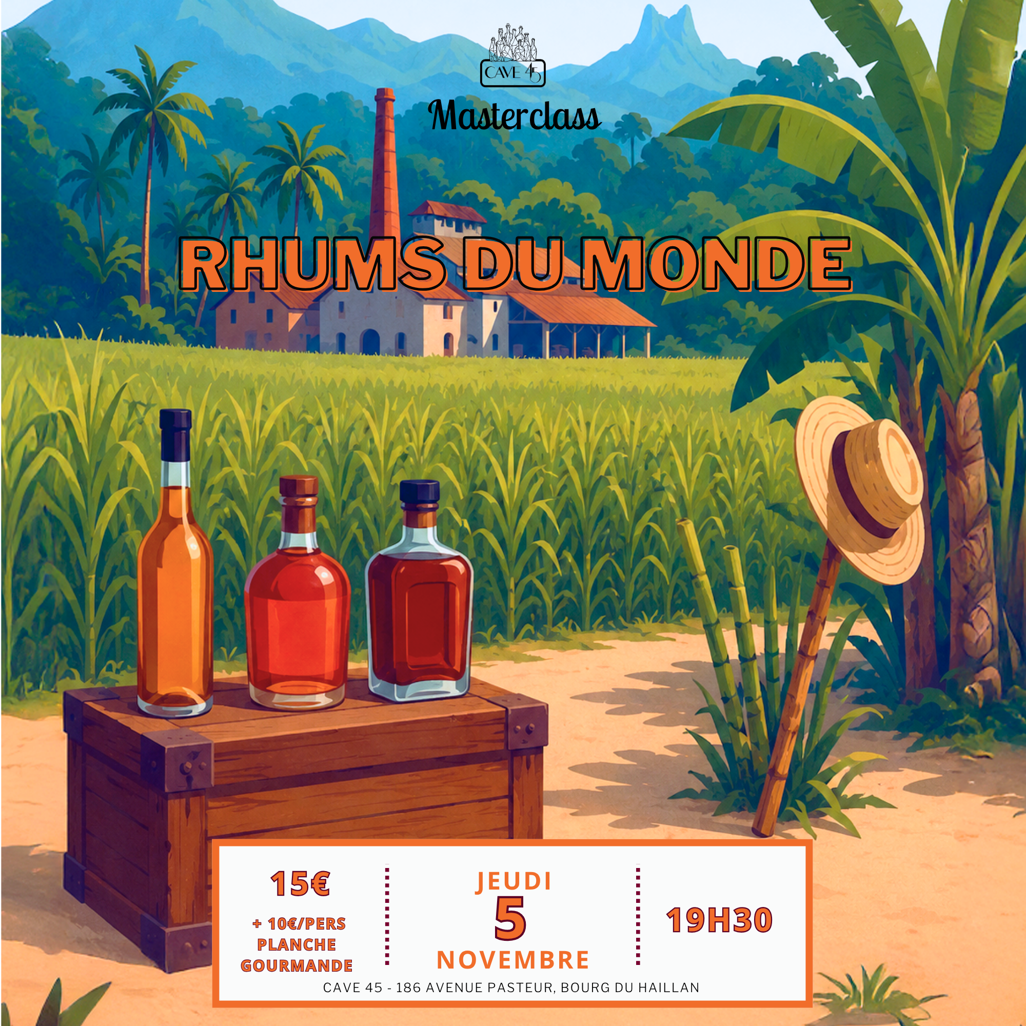 masterclass rhum du monde