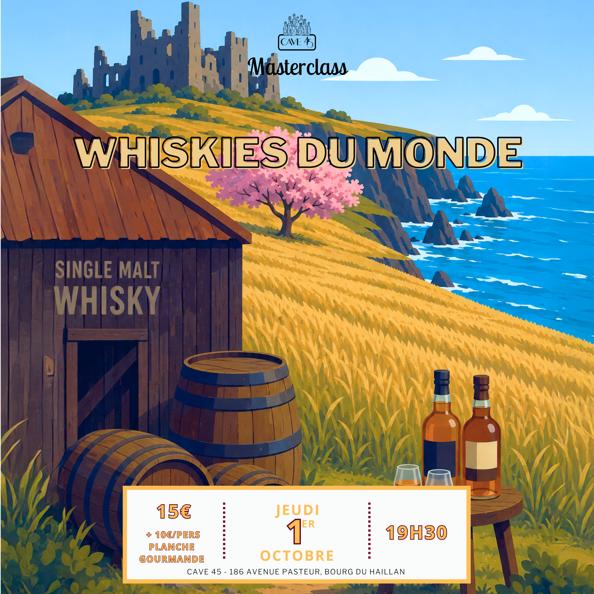 masterclass whiskies du monde