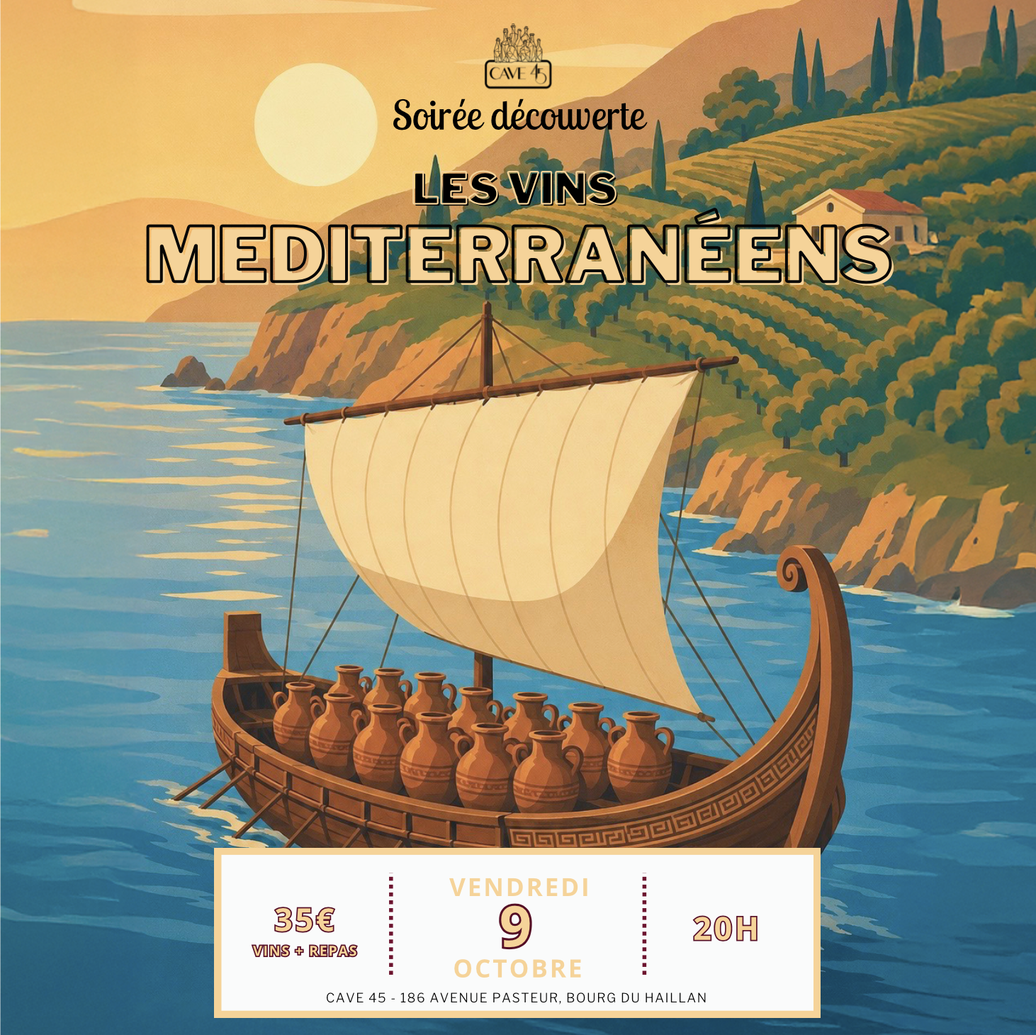 soirée vins méditerranéens